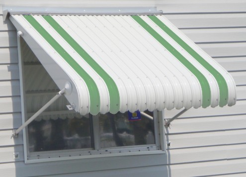 aluminum awning enlarged photo