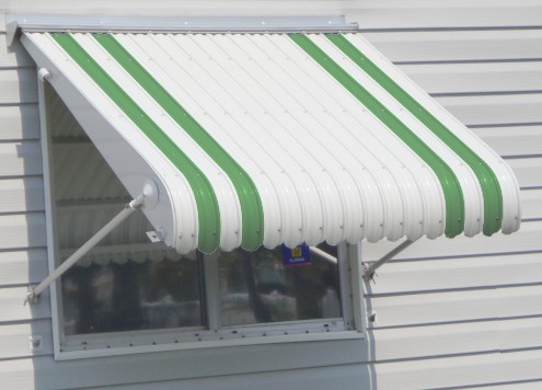 aluminum awning enlarged photo