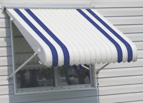 aluminum awning enlarged photo