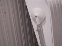 aluminum awning arm closeup