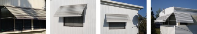window awning products collage