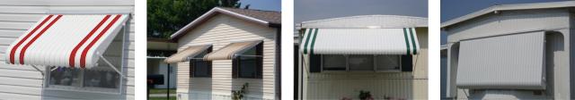 4 awnings photo collage