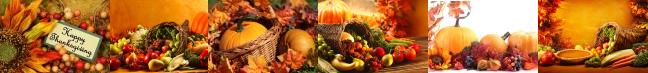 thanksgiving cornucopia collage