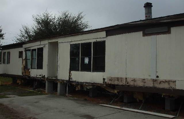 florida mobile home restoration before