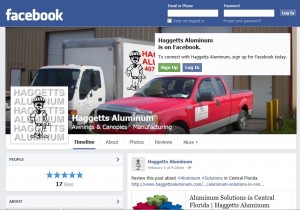 Haggetts Aluminum Facebook Fan Page