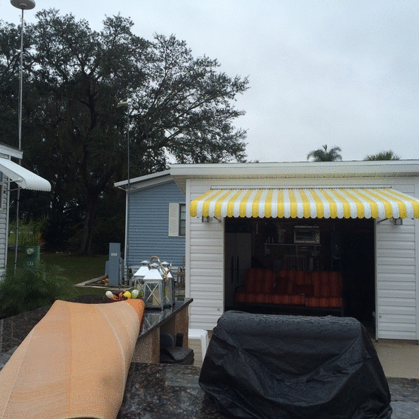 Large Aluminum Awning Cover Project