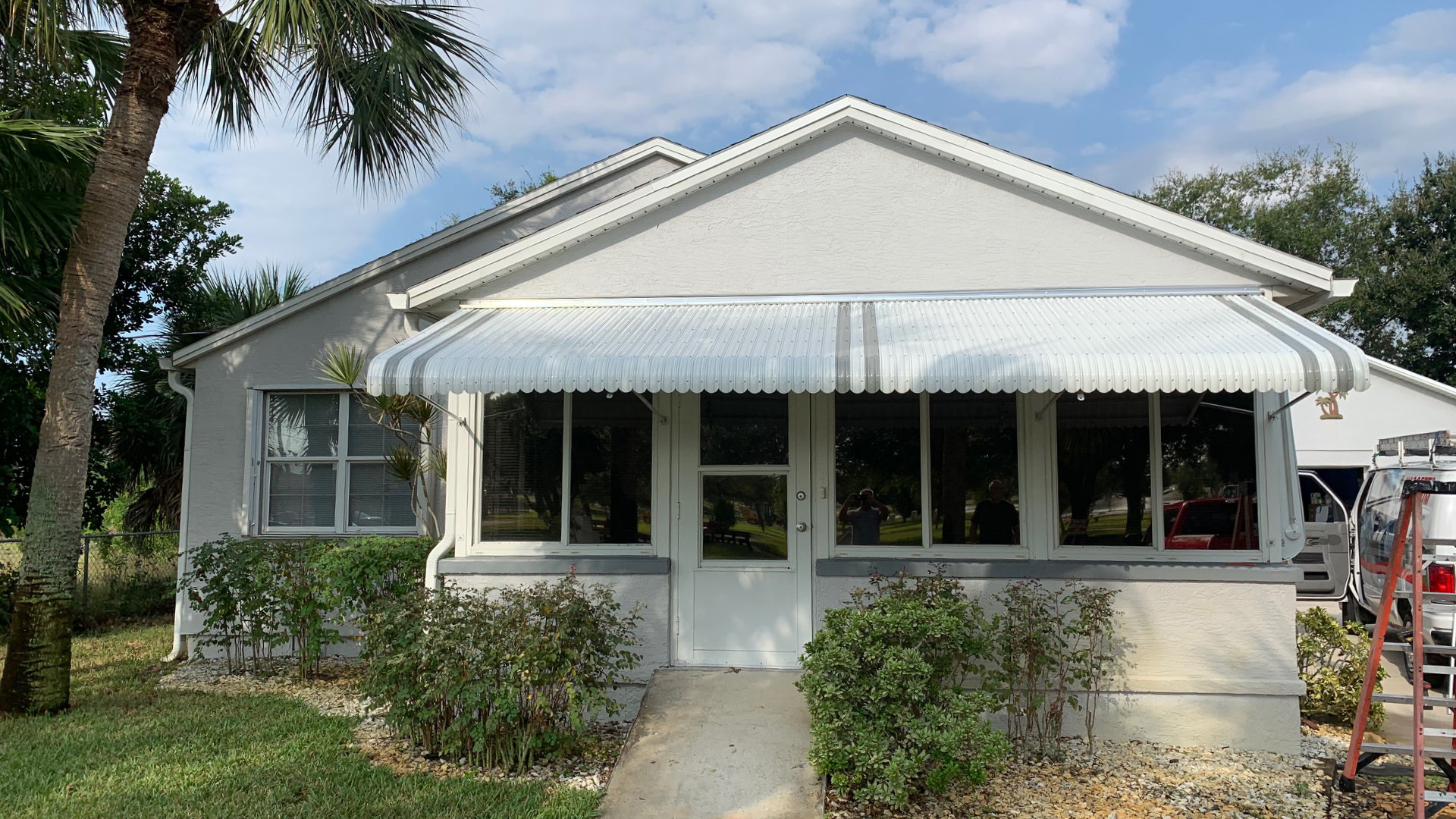 front porch awning shade solution