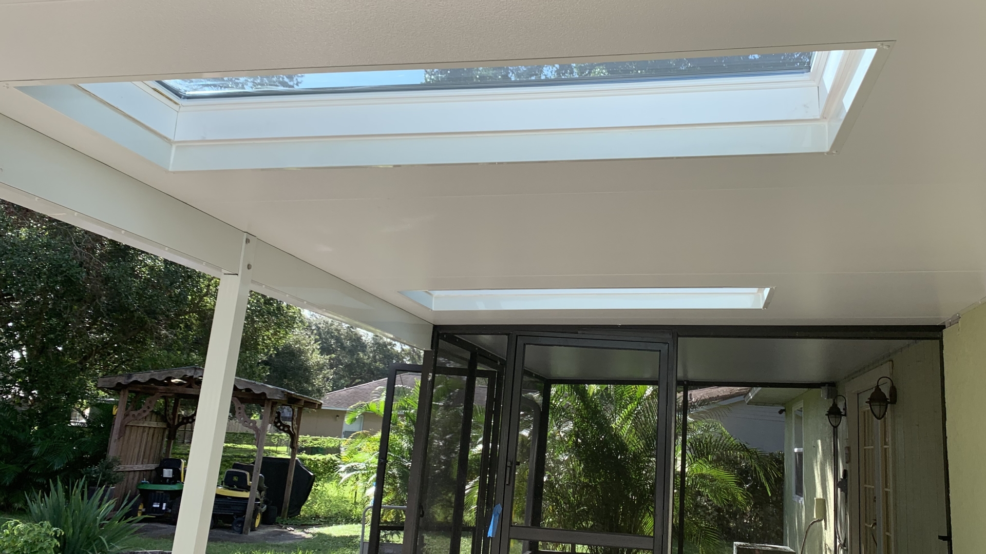 insulated patio cover skylights 2