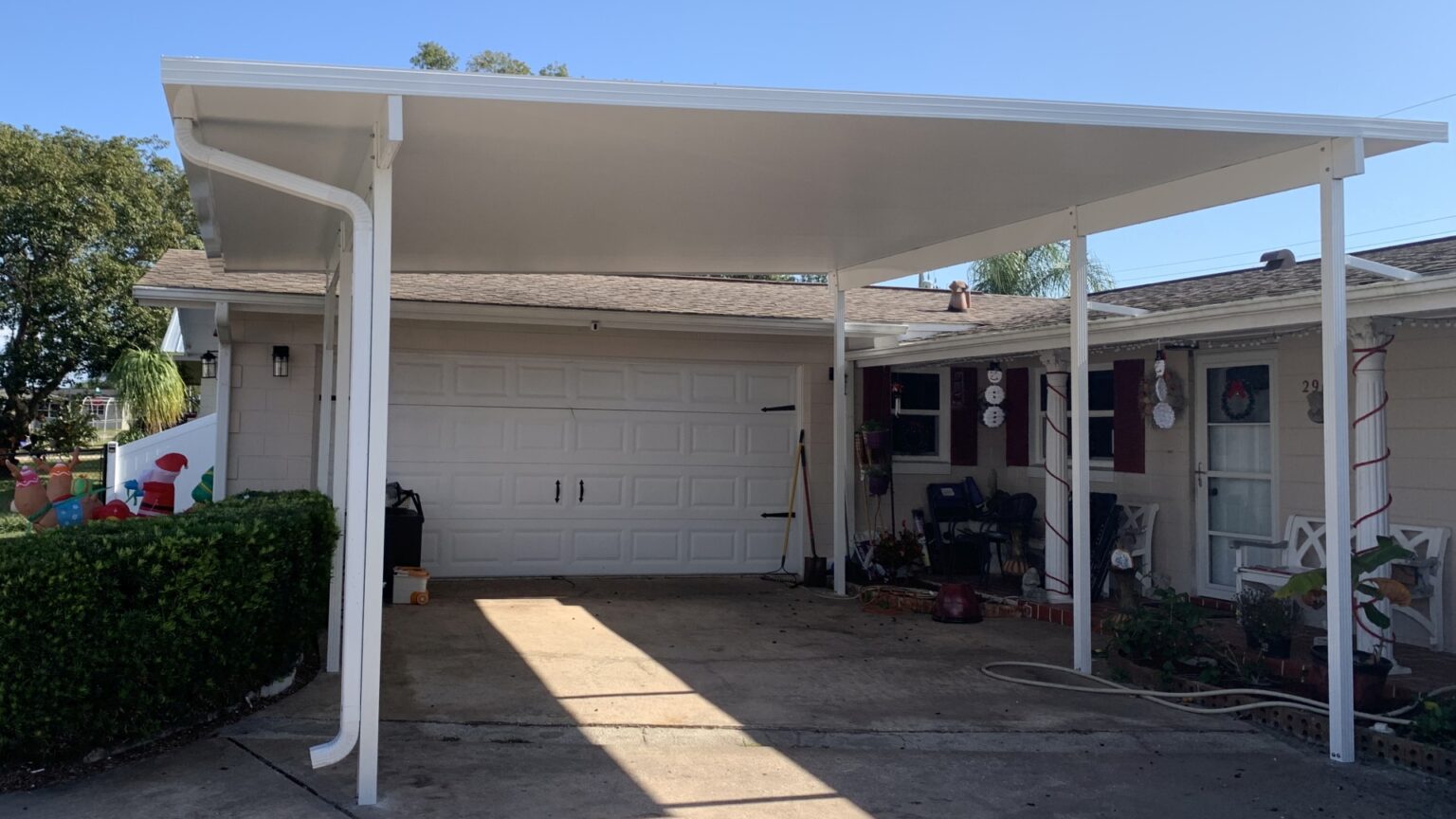 Double Wide Carport Titusville Florida Haggetts Aluminum
