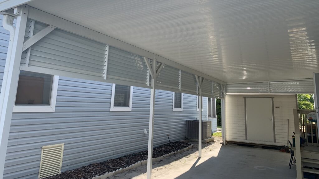 custom carport shade solution