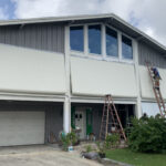 Large Custom Aluminum Awnings Closed